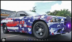 Dodge Charger Police Car by Metro Wrapz 2016 года
